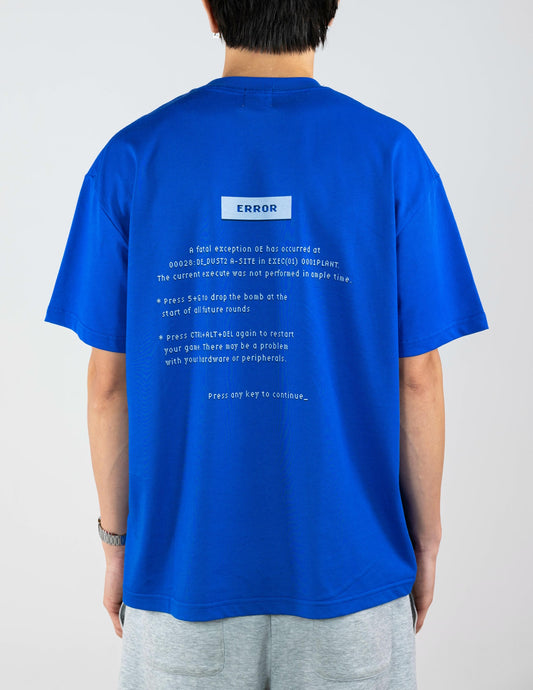 BLUE SCREEN RELAXED TEE