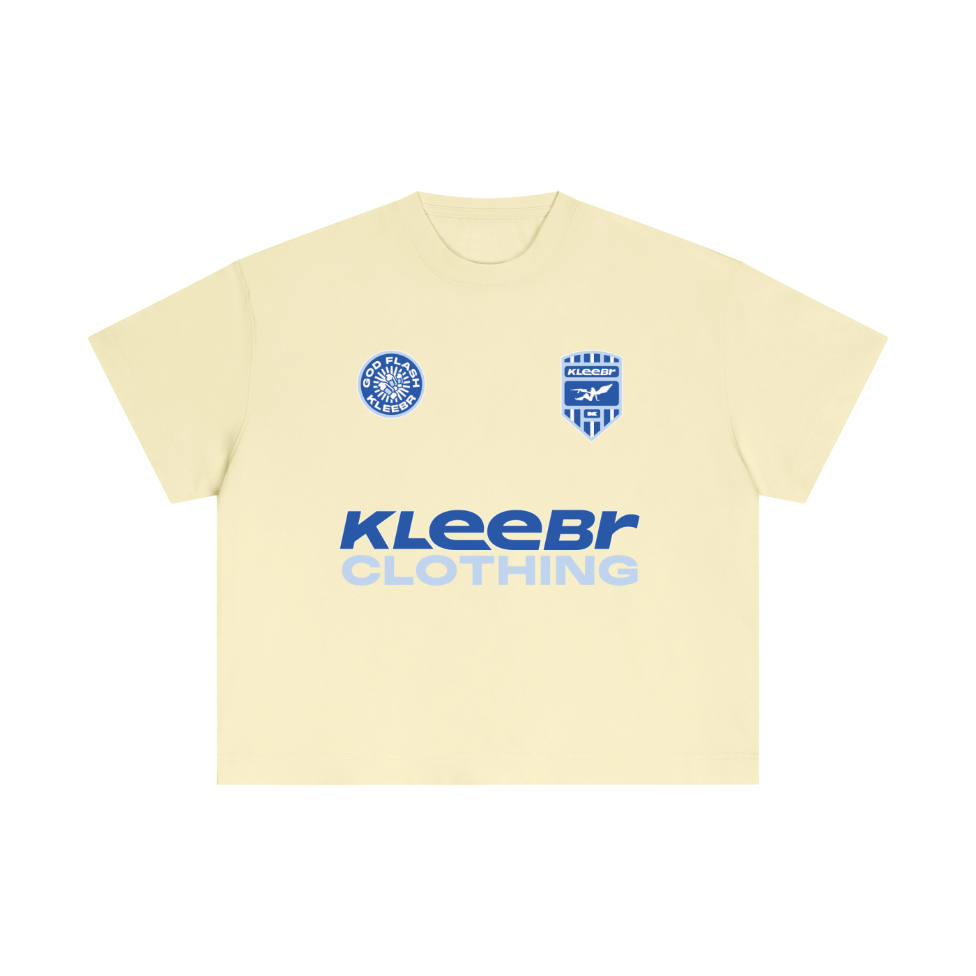 YELLOW GOD-FLASH BOXY TEE