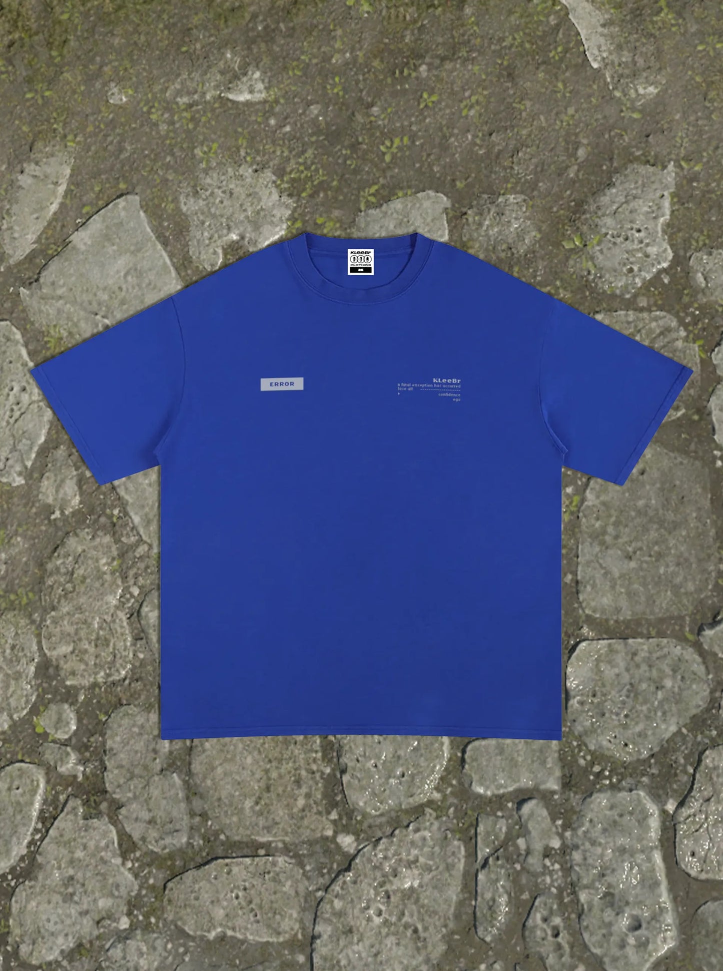 BLUE SCREEN RELAXED TEE