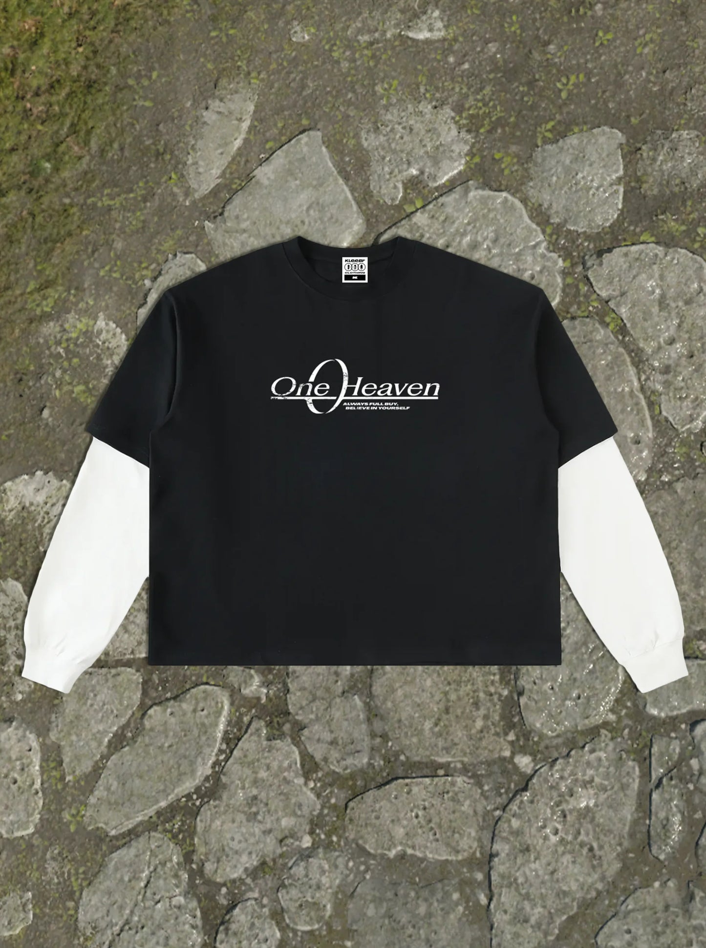 ONE-HEAVEN LAYERED SLEEVE TEE
