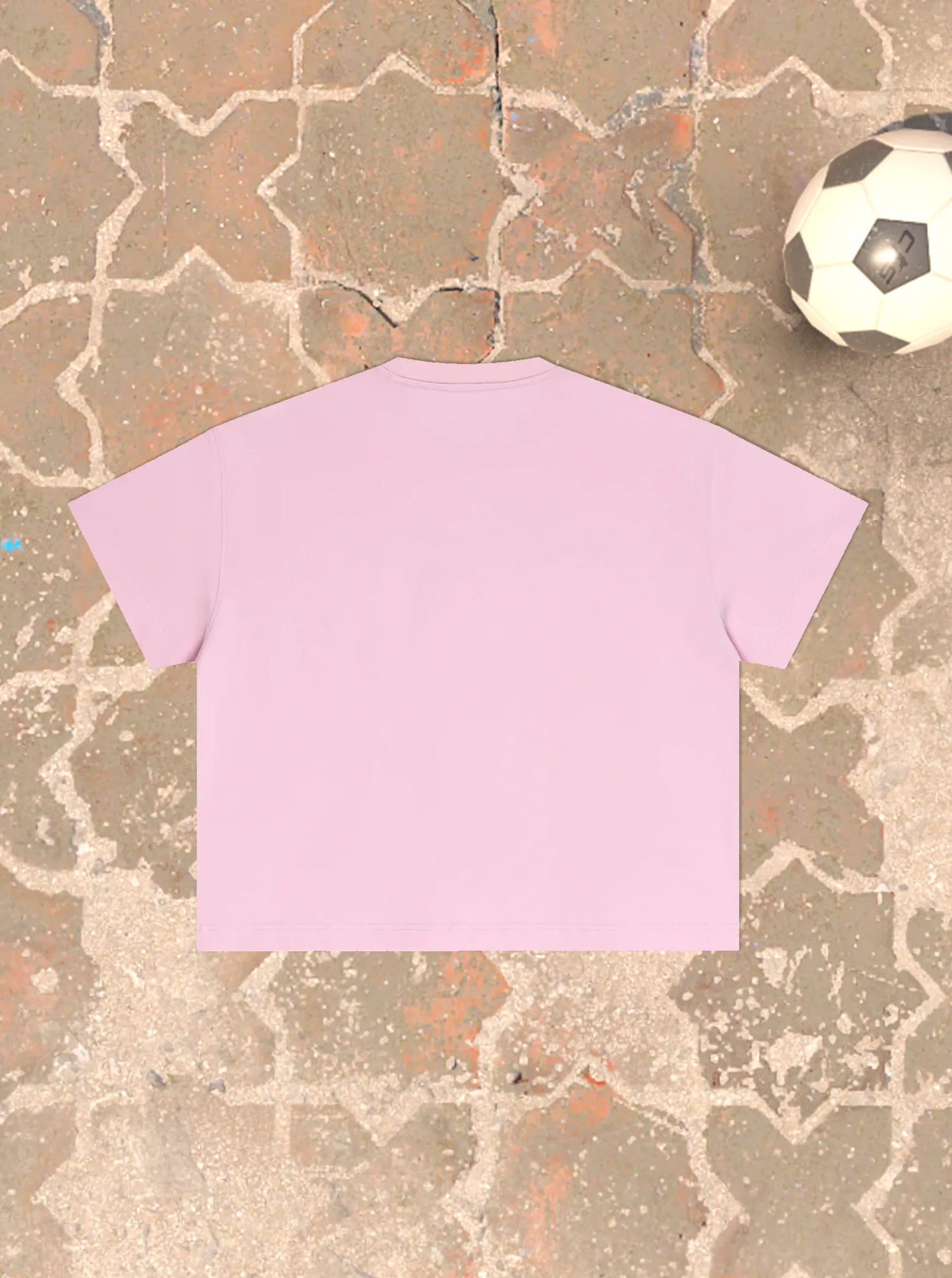 PINK GOD-FLASH BOXY TEE