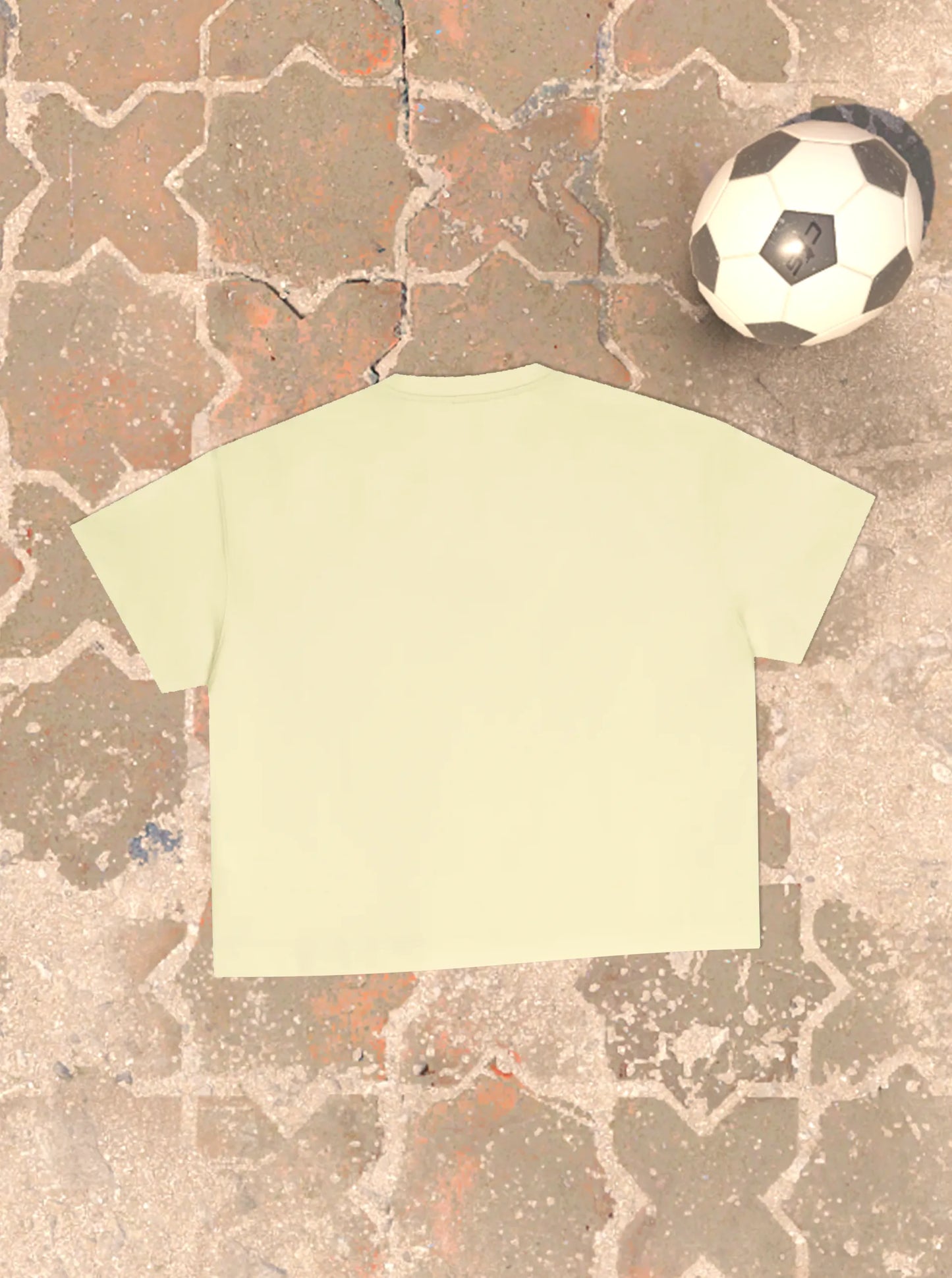 YELLOW GOD-FLASH BOXY TEE