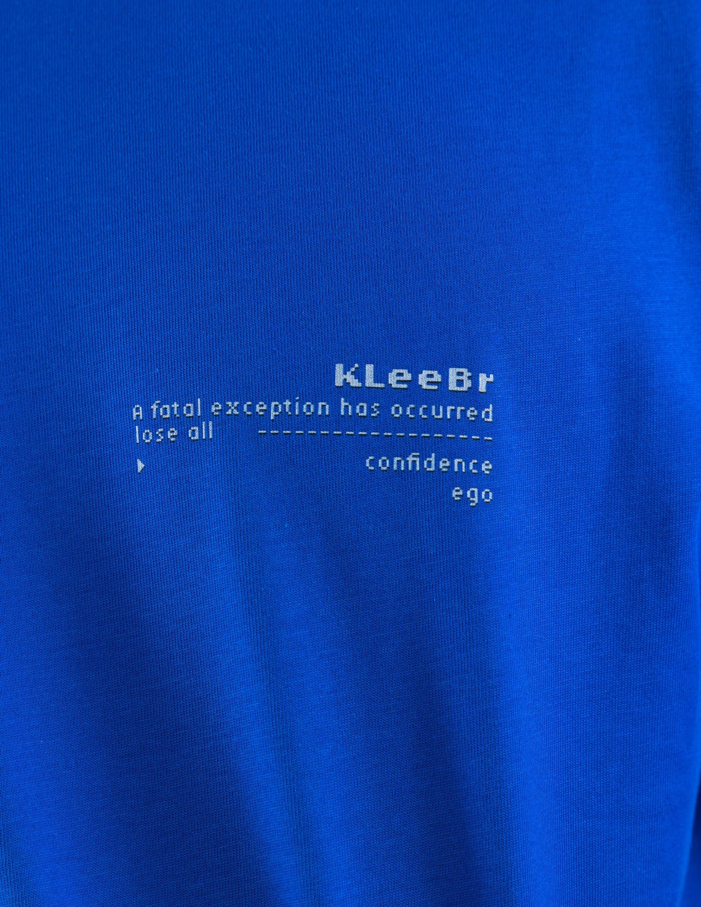 BLUE SCREEN RELAXED TEE