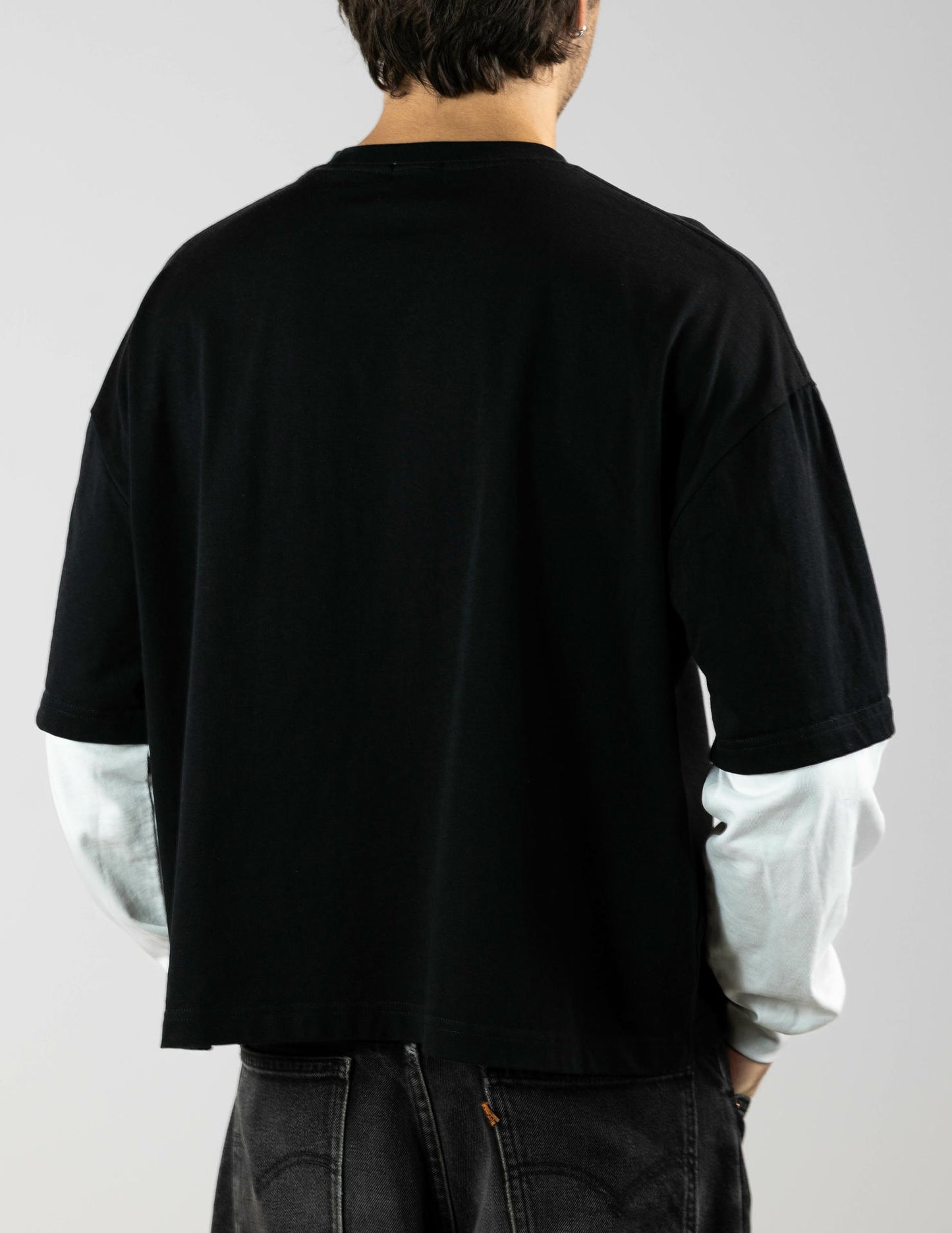 ONE-HEAVEN LAYERED SLEEVE TEE