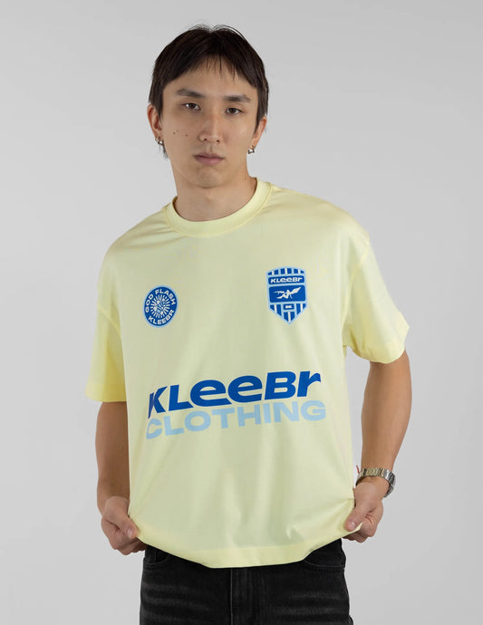 YELLOW GOD FLASH BOXY TEE