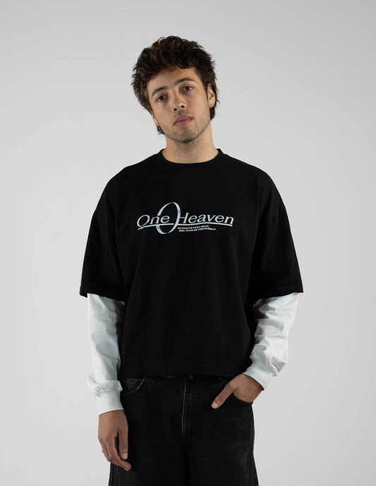 ONE HEAVEN LAYERED SLEEVE TEE